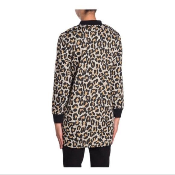 💟 3/$30 NWT SANCTUARY City Topper Leopard Print Jacket XS - Picture 2 of 2